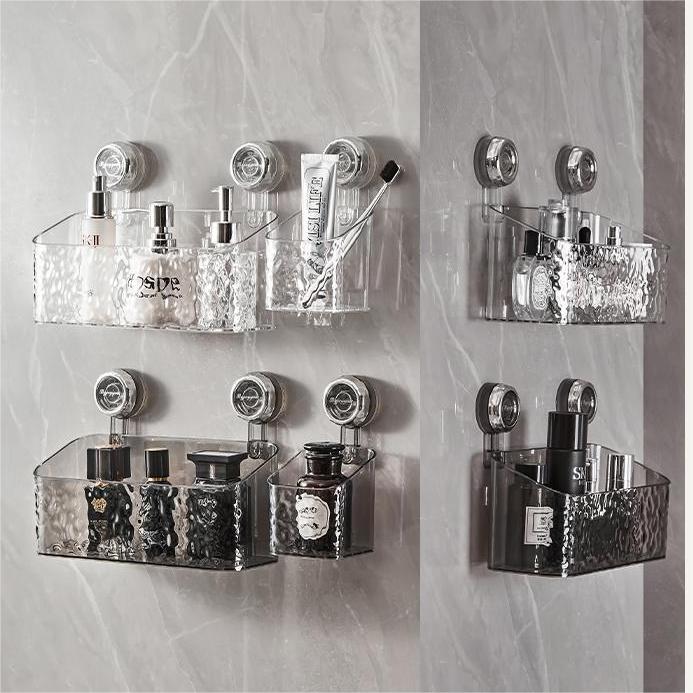 No-Drill Wall Storage – Strong Suction Cups for Heavy Bathroom