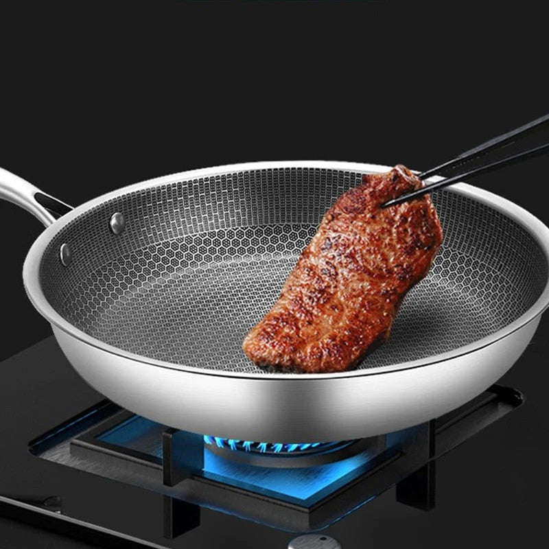 Non-Stick Stainless Steel Frying Pan by Lattea