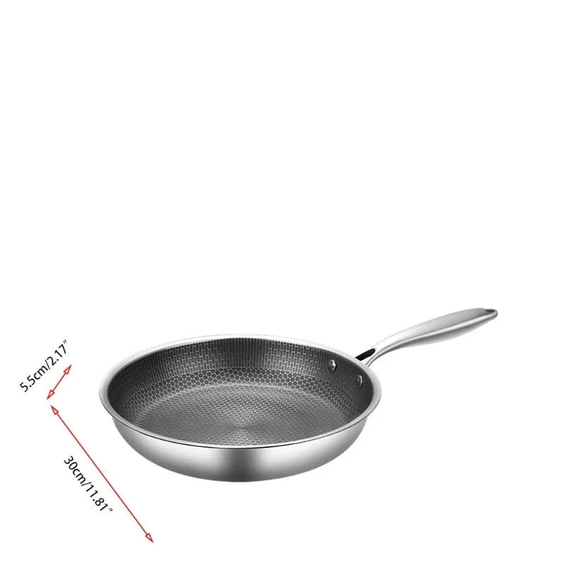 Non-Stick Stainless Steel Frying Pan by Lattea