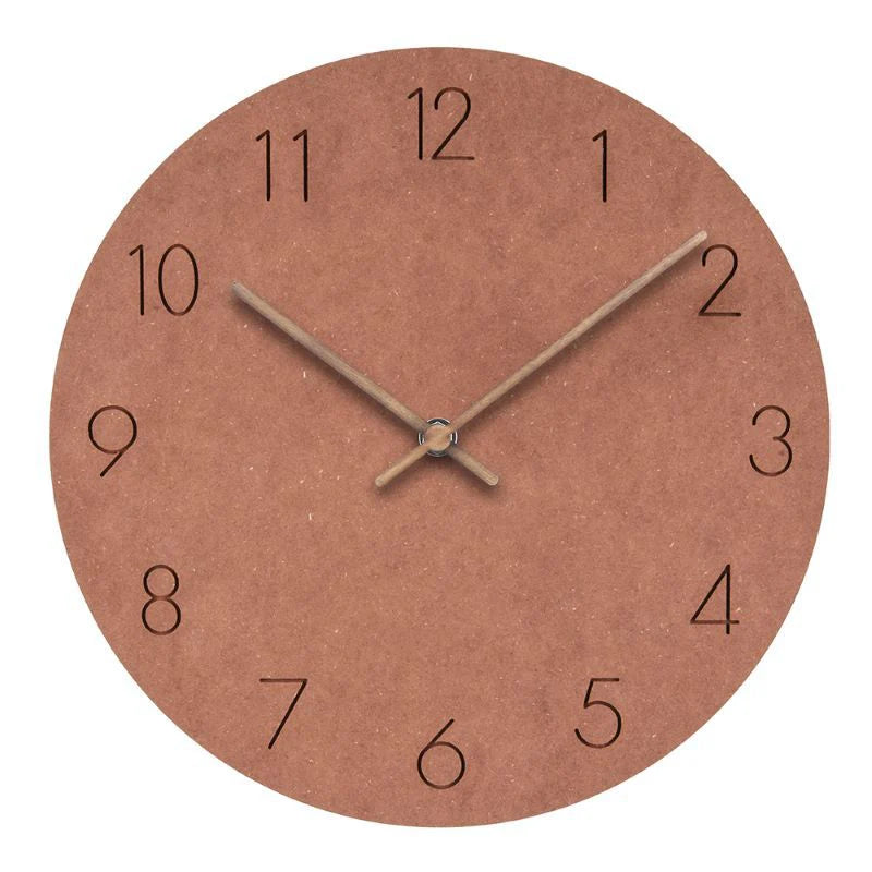 NordClock - Scandinavian Minimalist Wall Clock with Quiet Movement