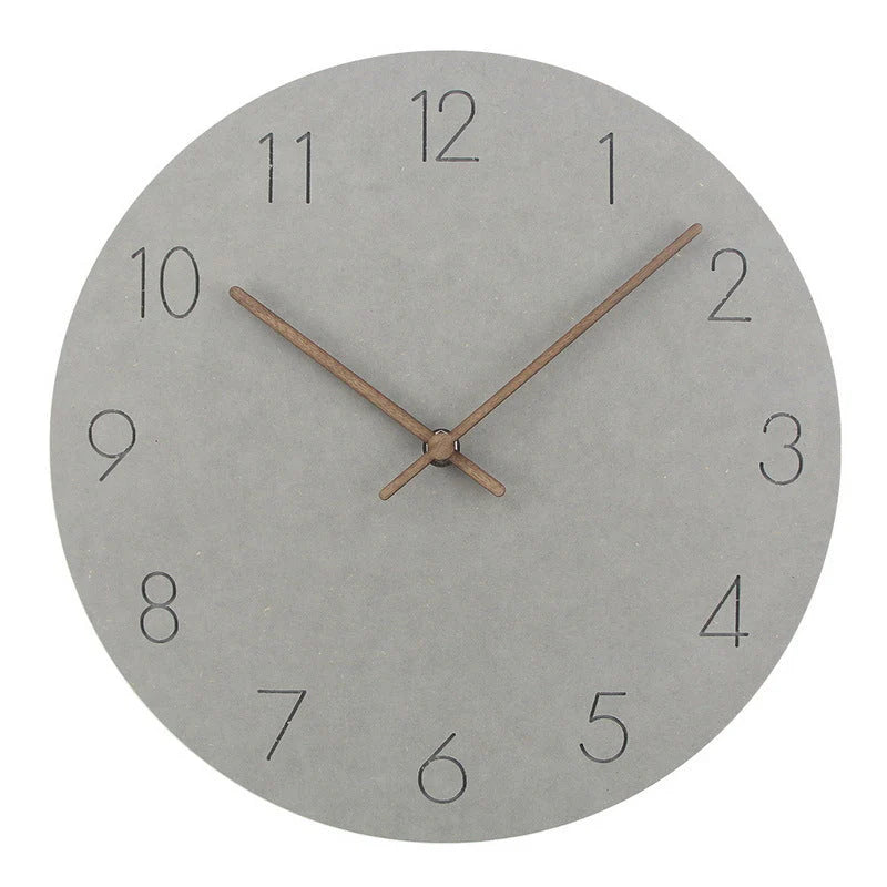 NordClock - Scandinavian Minimalist Wall Clock with Quiet Movement