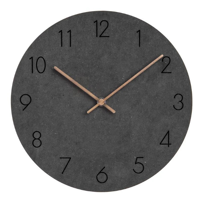 NordClock - Scandinavian Minimalist Wall Clock with Quiet Movement