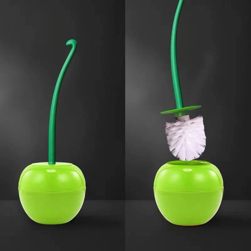 Cherry Toilet Brush and Holder | Decorative & Hygienic