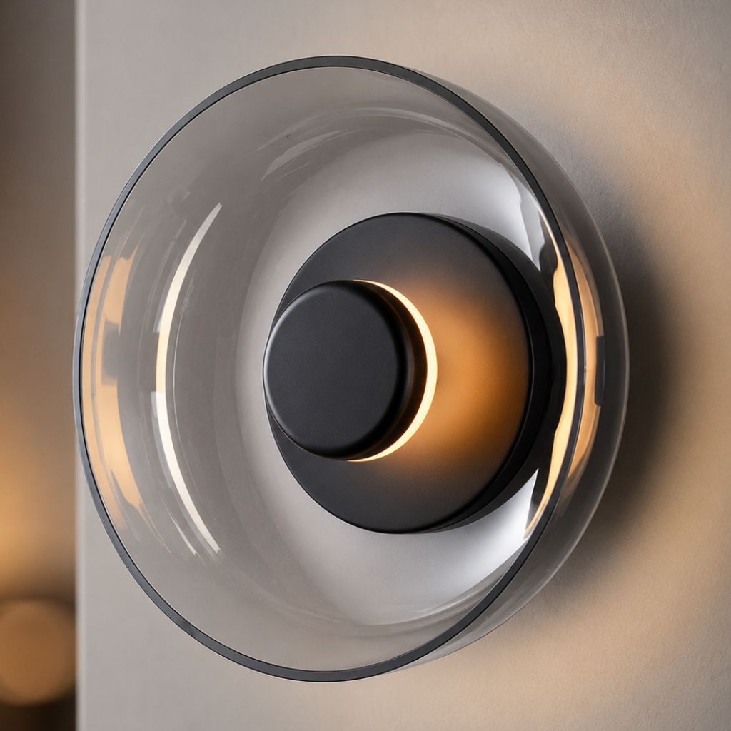 Nordic Glass Bowl Wall Lamp