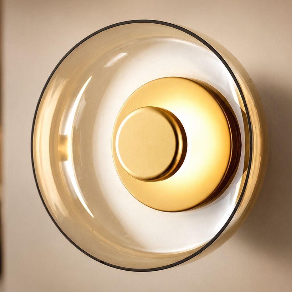 Nordic Glass Bowl Wall Lamp