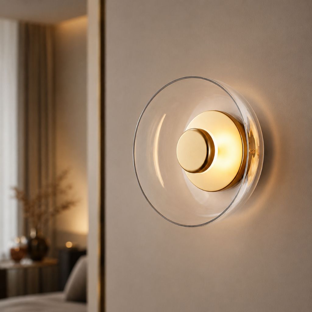 Nordic Glass Bowl Wall Lamp
