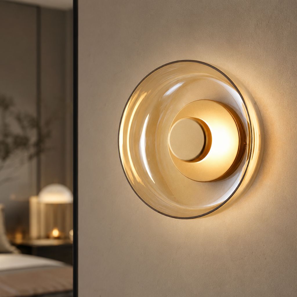 Nordic Glass Bowl Wall Lamp