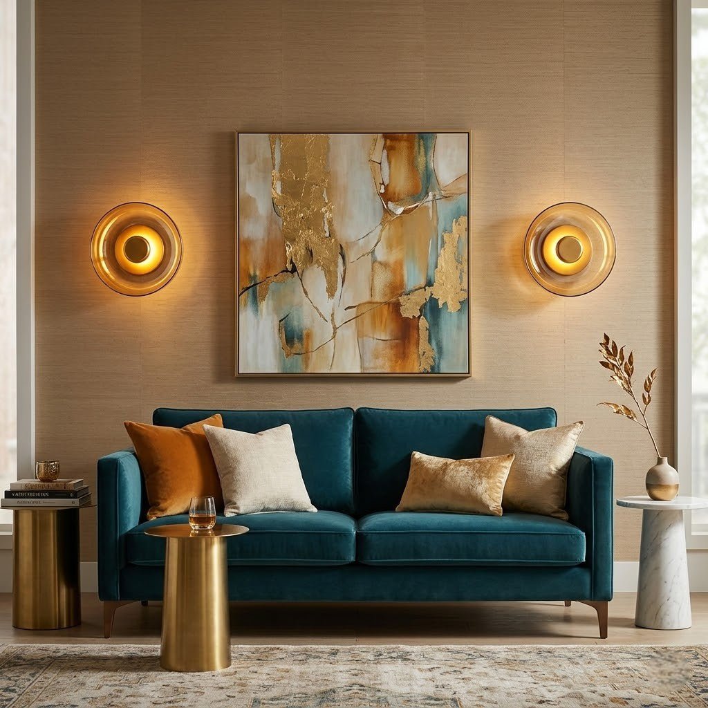 Nordic Glass Bowl Wall Lamp - Lattea Global
