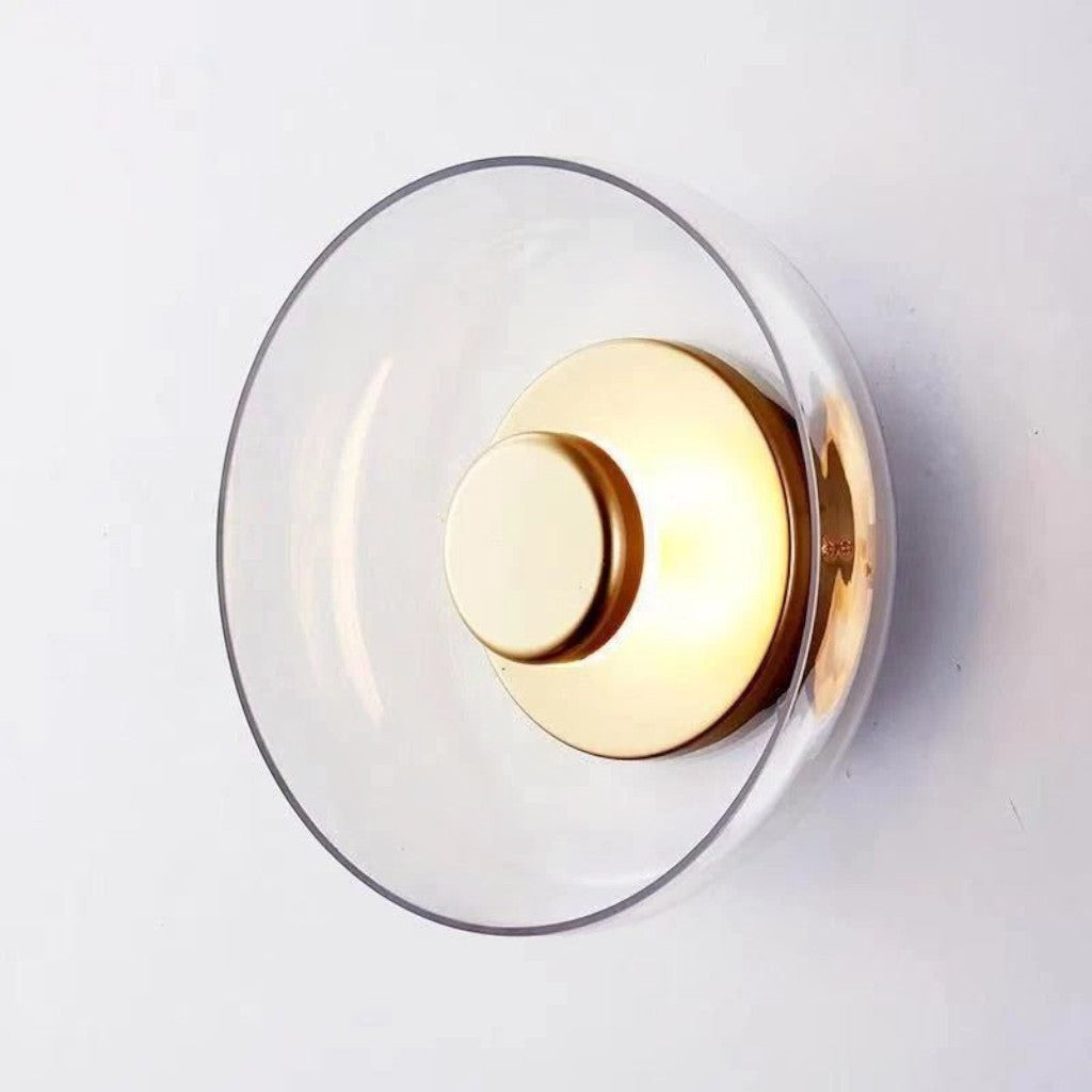Nordic Glass Bowl Wall Lamp