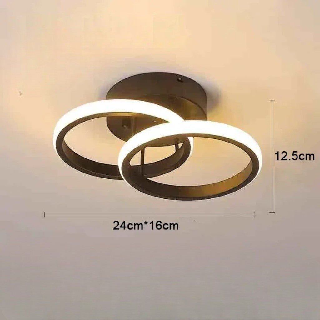 Nordic LED Double Ring Ceiling Light