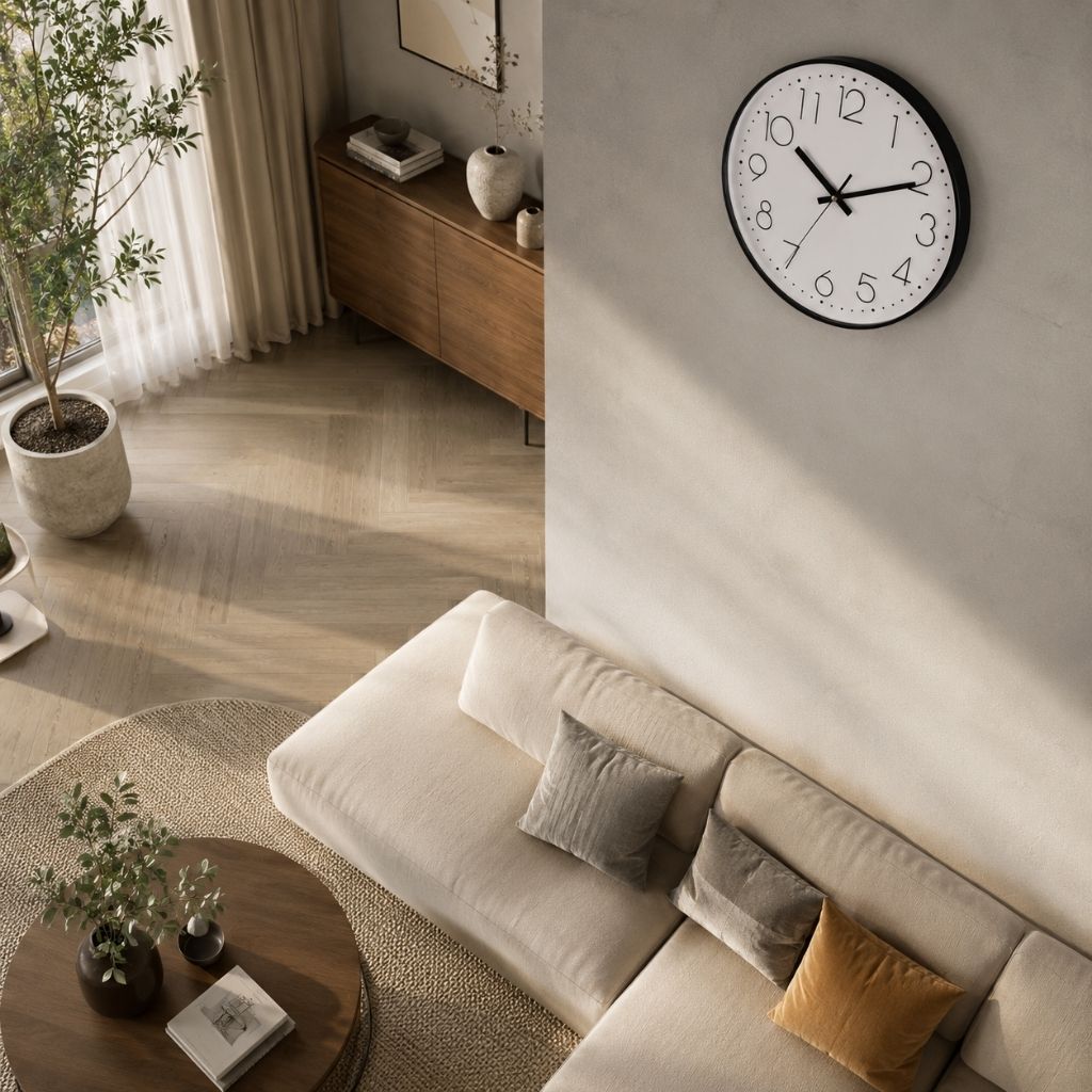Nordic Minimalist Quartz Wall Clock