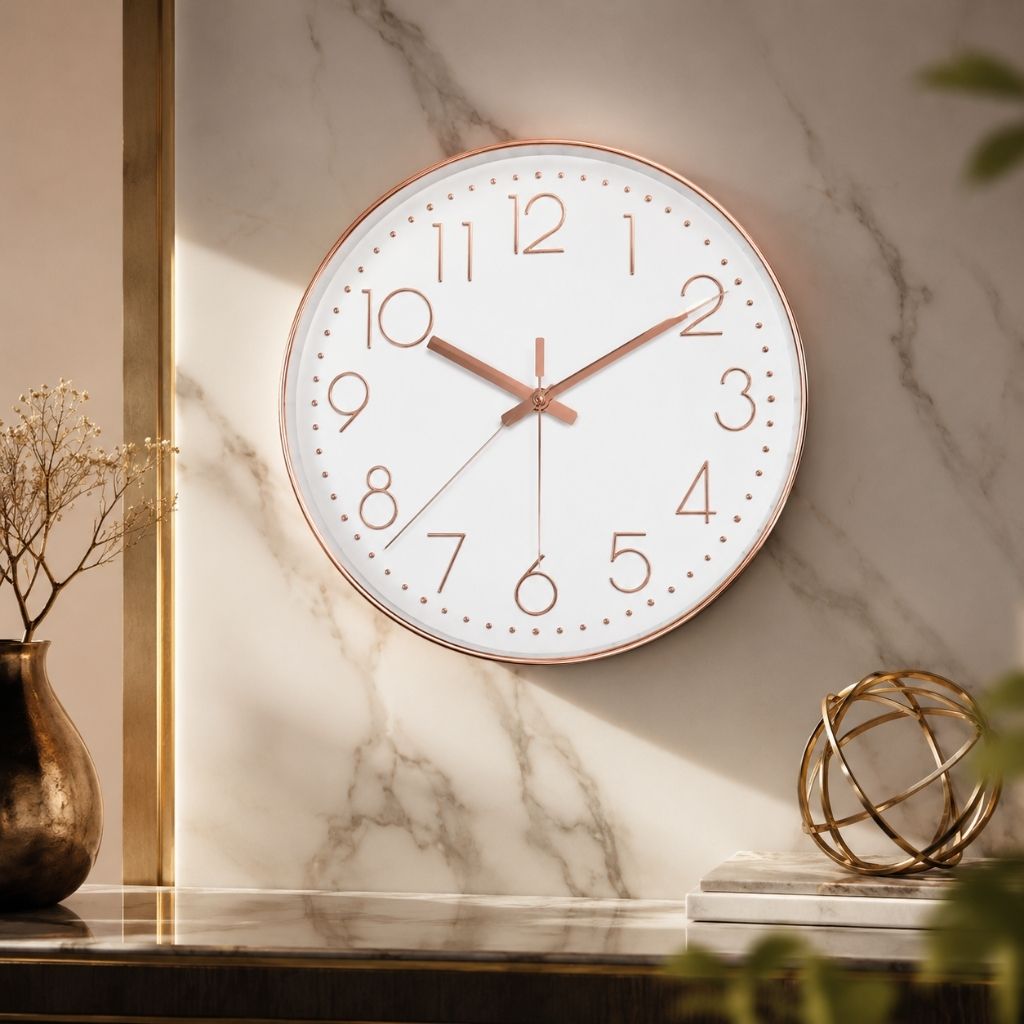 Nordic Minimalist Quartz Wall Clock