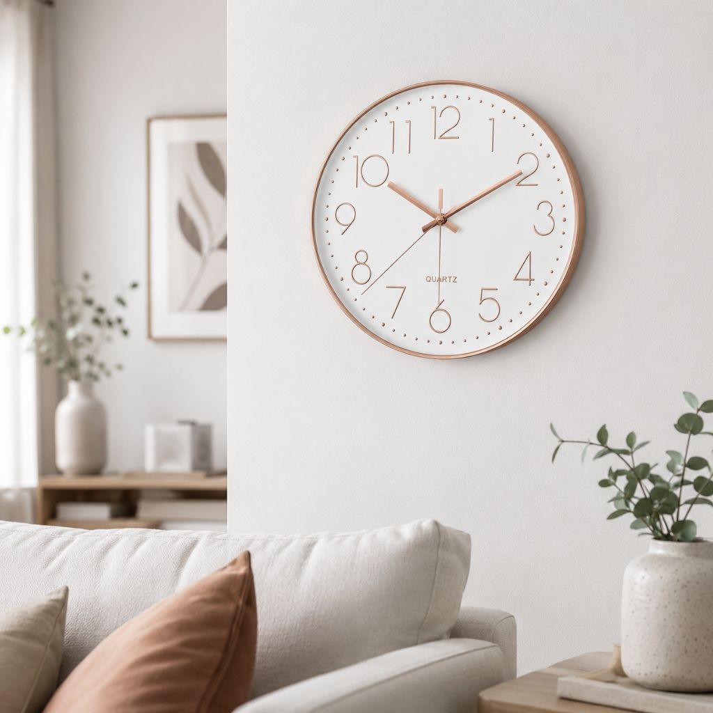 Nordic Minimalist Quartz Wall Clock