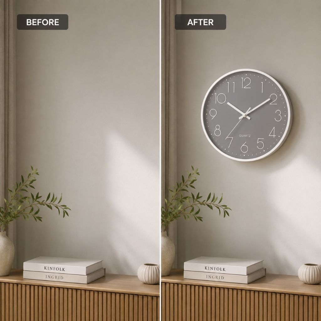 Nordic Minimalist Quartz Wall Clock