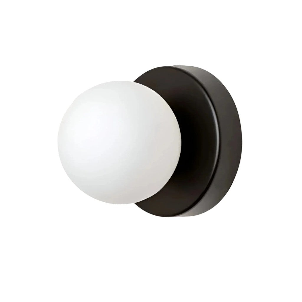 Nordic Round LED Iron Wall Lamp - Macaron Style