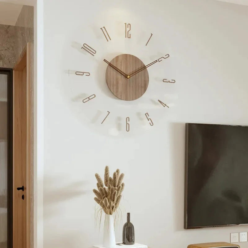 NordWood - Scandinavian Wooden Wall Clock