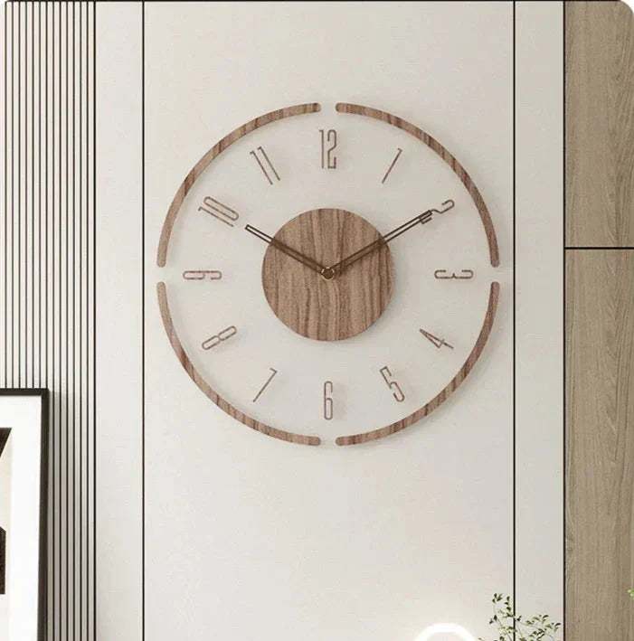 NordWood - Scandinavian Wooden Wall Clock