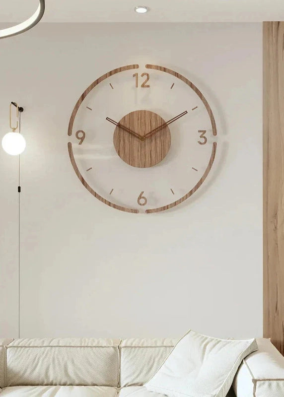 NordWood - Scandinavian Wooden Wall Clock