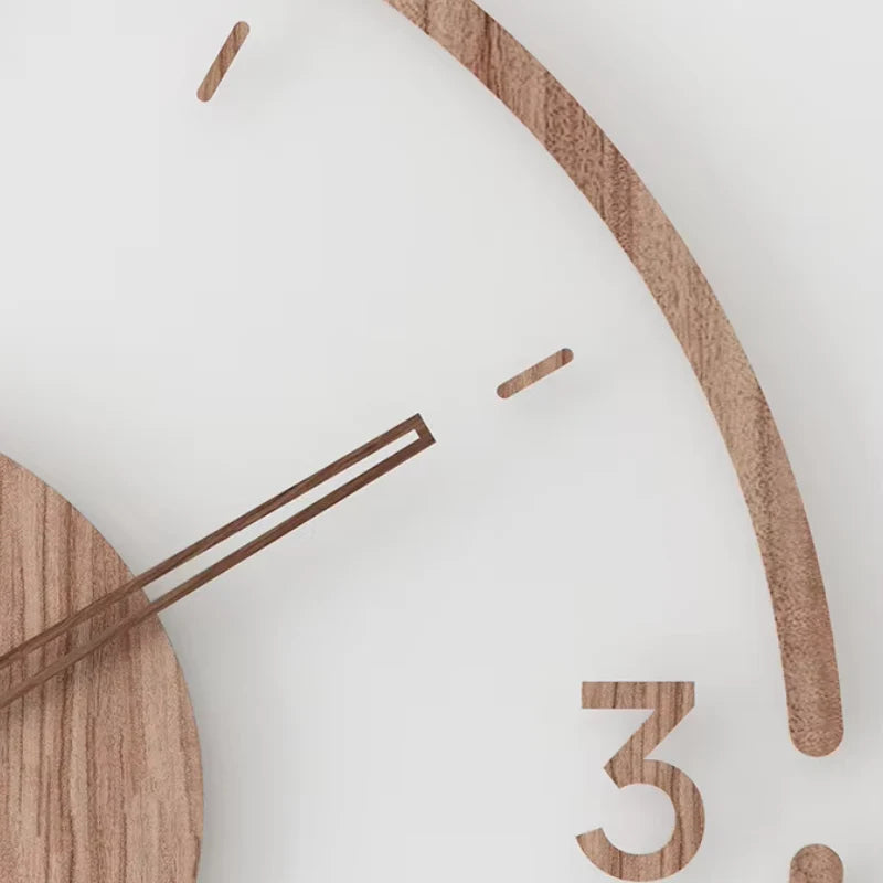 NordWood - Scandinavian Wooden Wall Clock