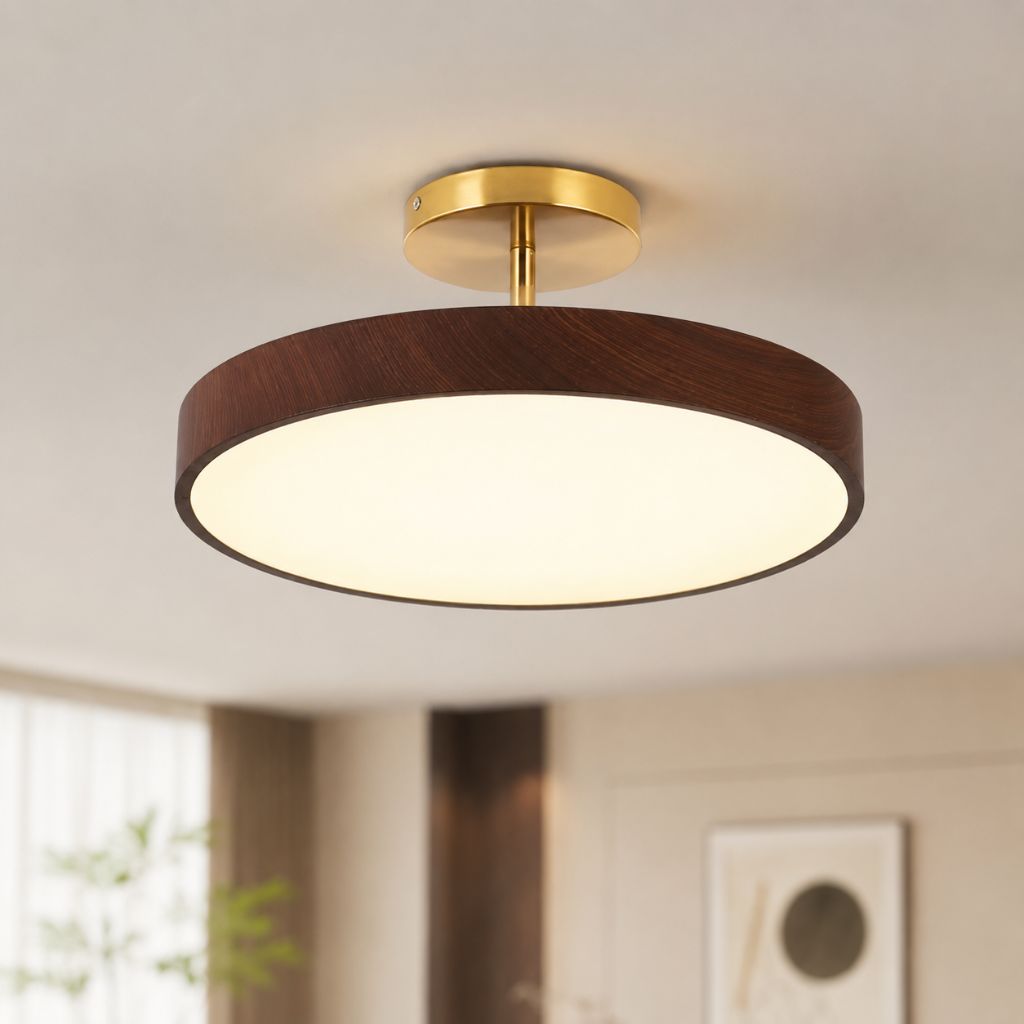 OakLume Nordic Semi Flush Mount Ceiling Light