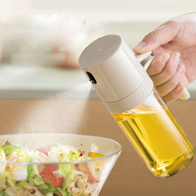 Oil Glass Spray Dispenser with Handle 2 in 1 - Lattea Global