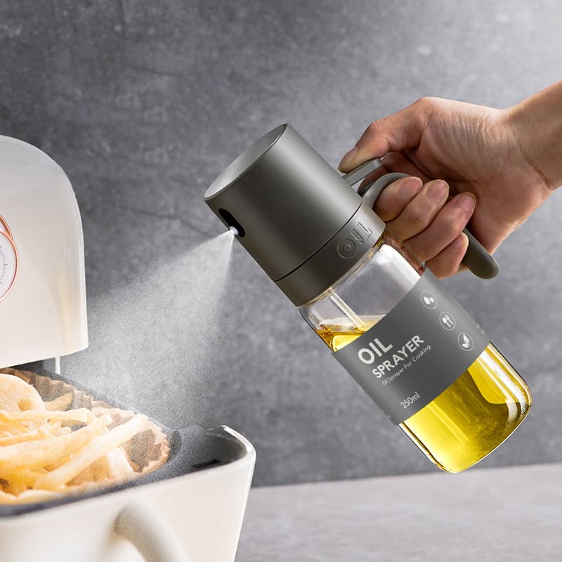 Oil Glass Spray Dispenser with Handle 2 in 1 - Lattea Global