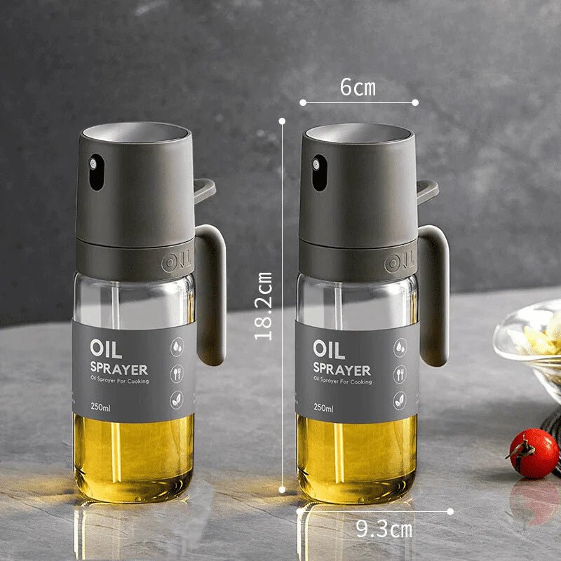 Oil Glass Spray Dispenser with Handle 2 in 1 - Lattea Global