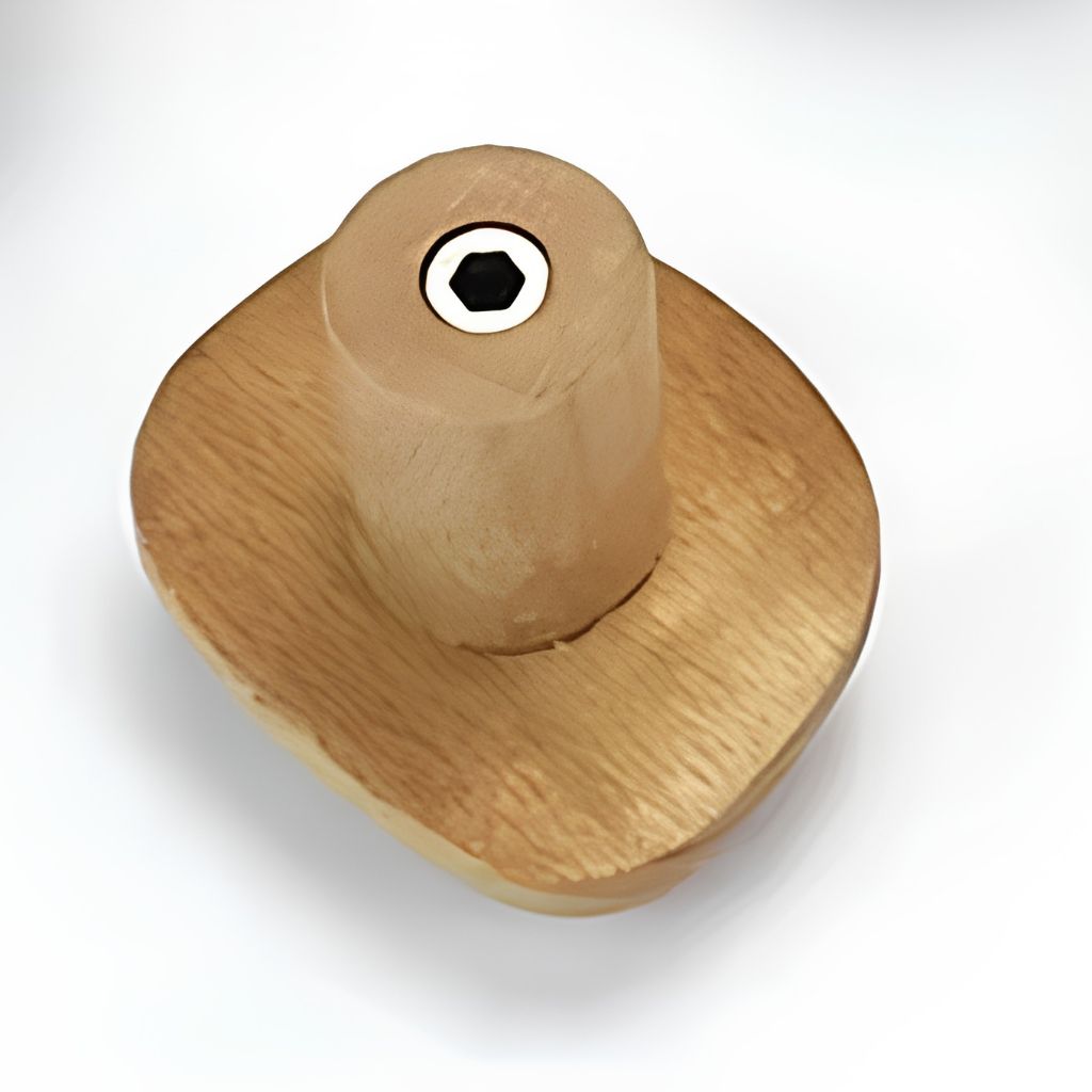 Organic Pebble Solid Wood Wall Hooks – Set of 4