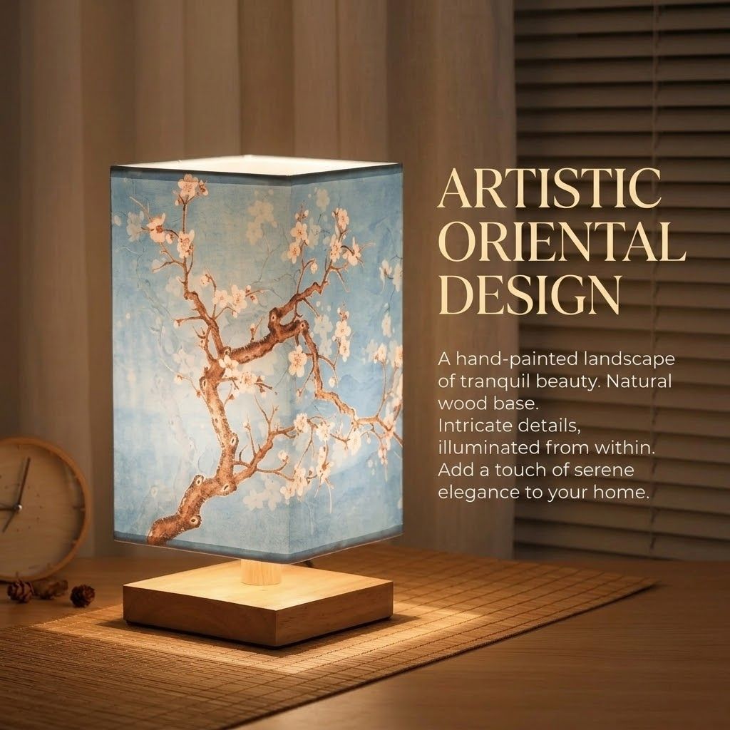 Oriental Blossom Glow Lamp