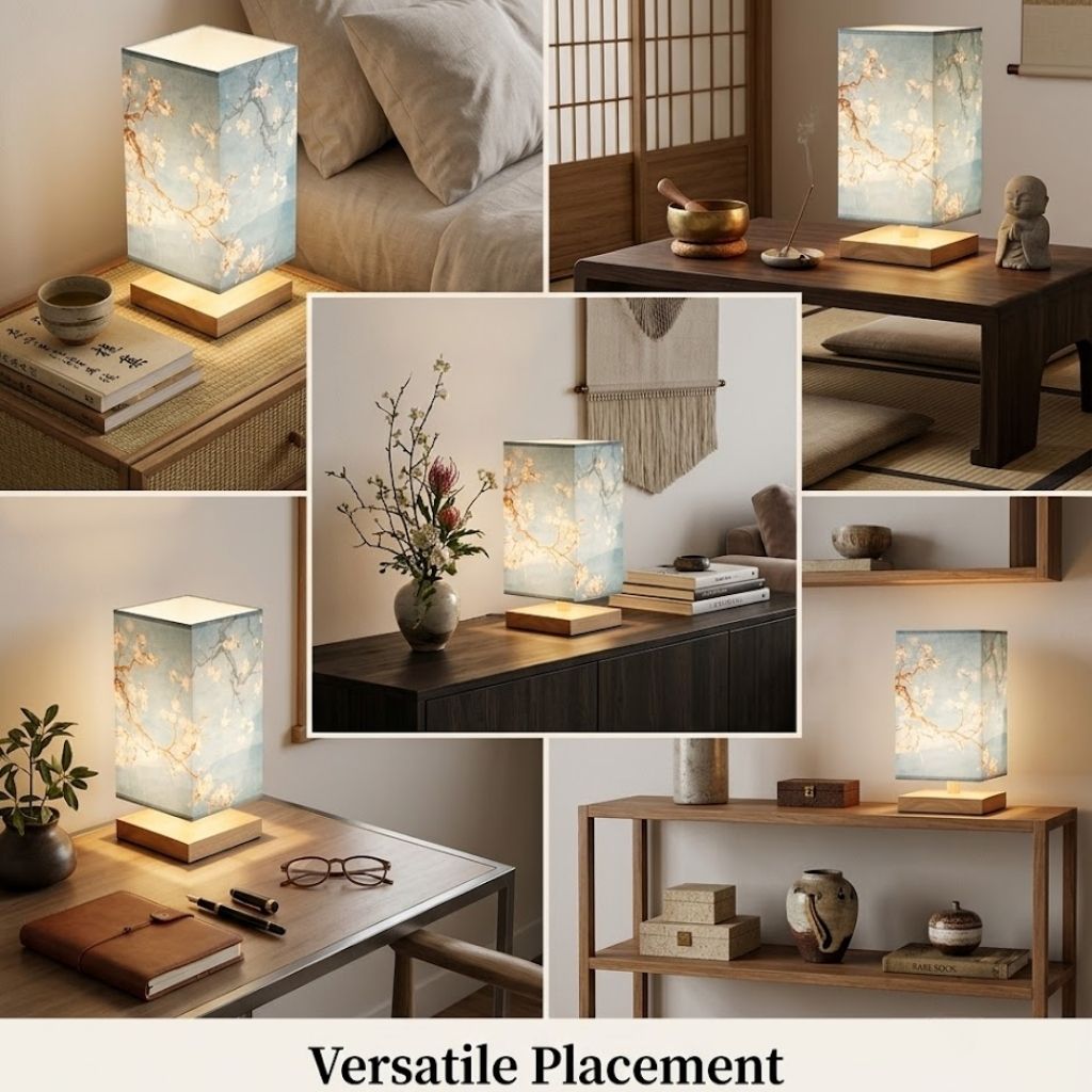 Oriental Blossom Glow Lamp