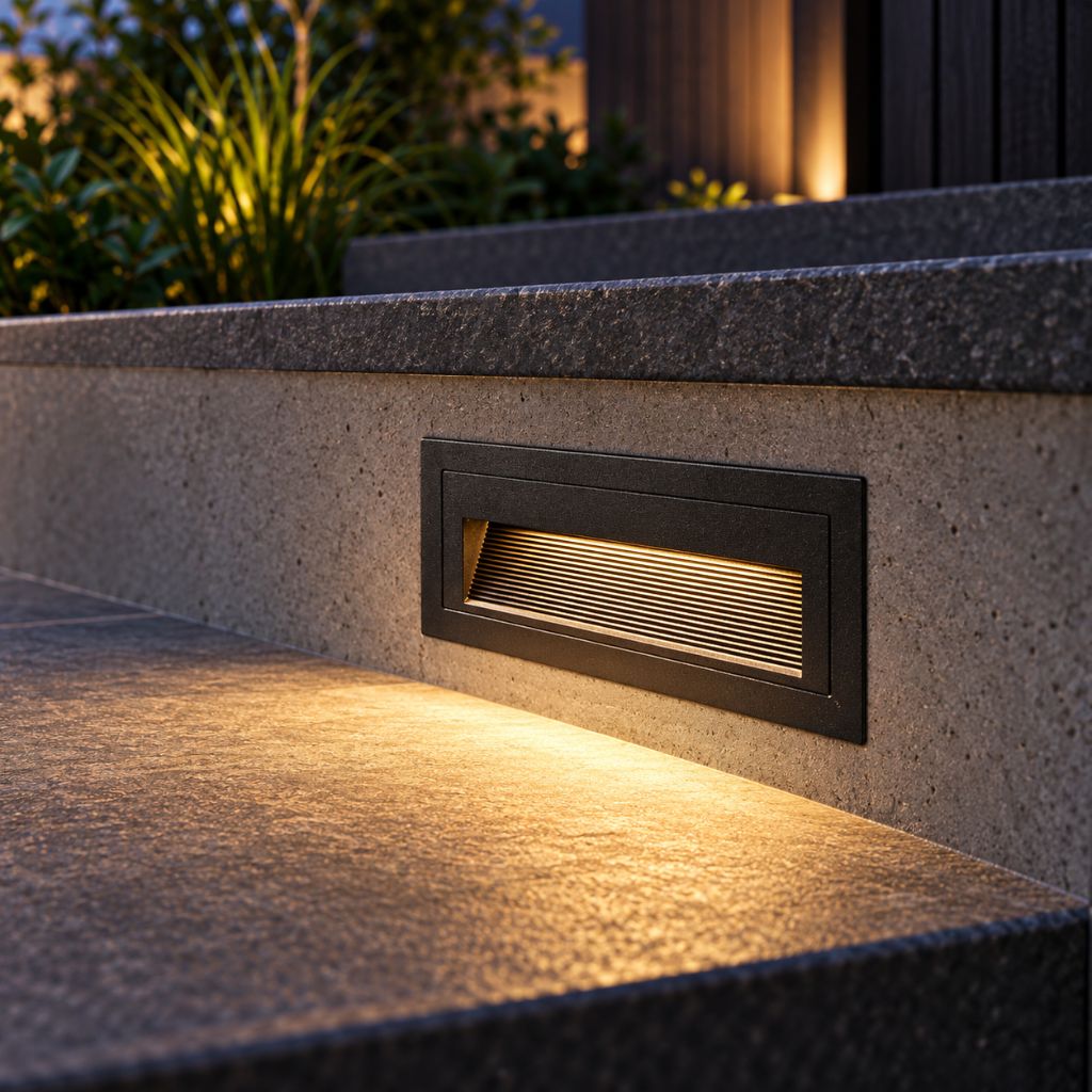 Outdoor Recessed LED Step Light with IP65 Protection