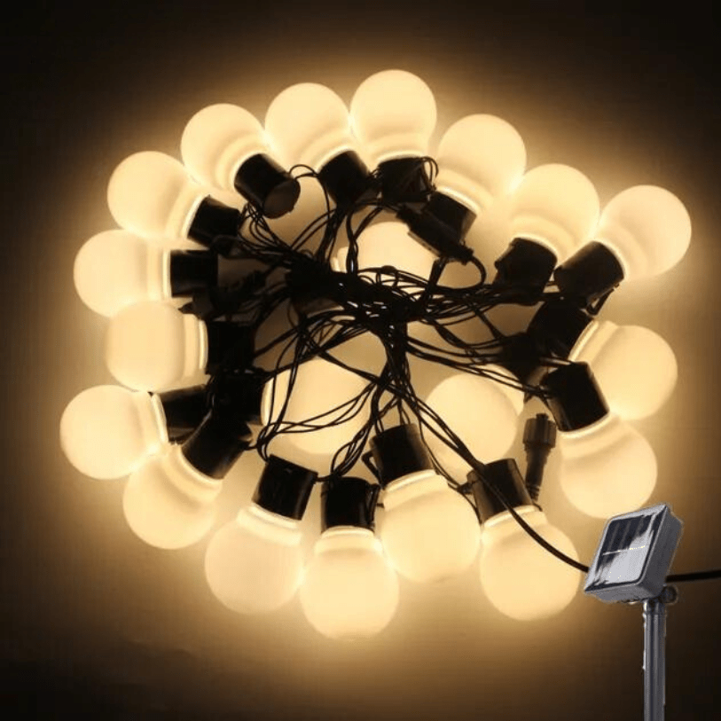 Outdoor String Lights with Warm Glow for Gardens and Patios - Lattea Global