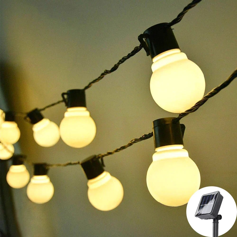 Outdoor String Lights with Warm Glow for Gardens and Patios - Lattea Global