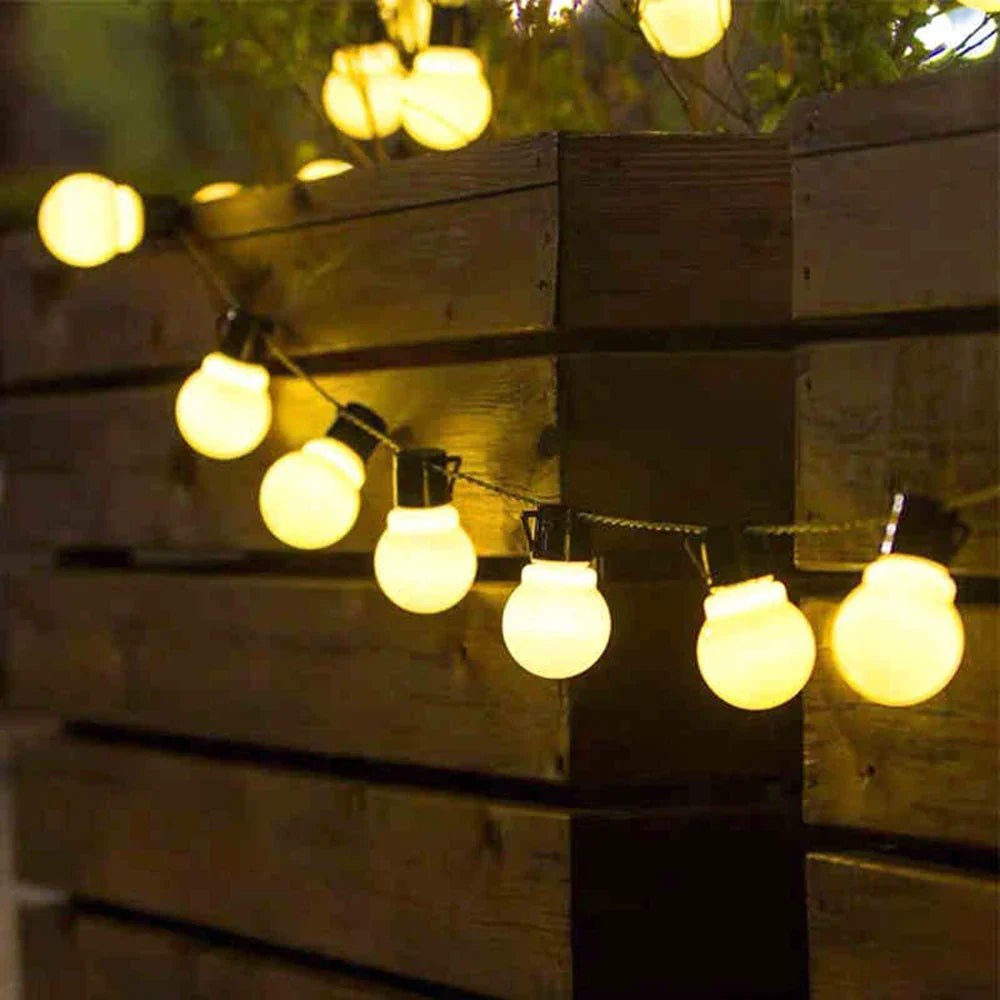 Outdoor String Lights with Warm Glow for Gardens and Patios - Lattea Global