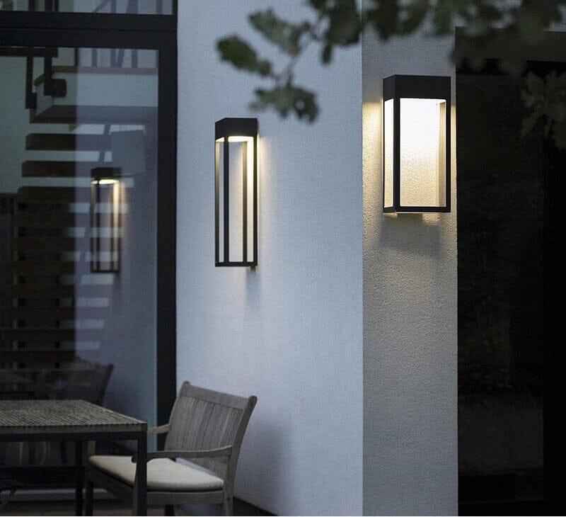 Outdoor Wall LED Lamp – Modern Nordic Design for Gardens and Patios - Lattea Global
