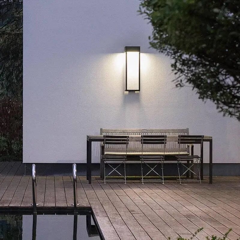 Outdoor Wall LED Lamp – Modern Nordic Design for Gardens and Patios - Lattea Global