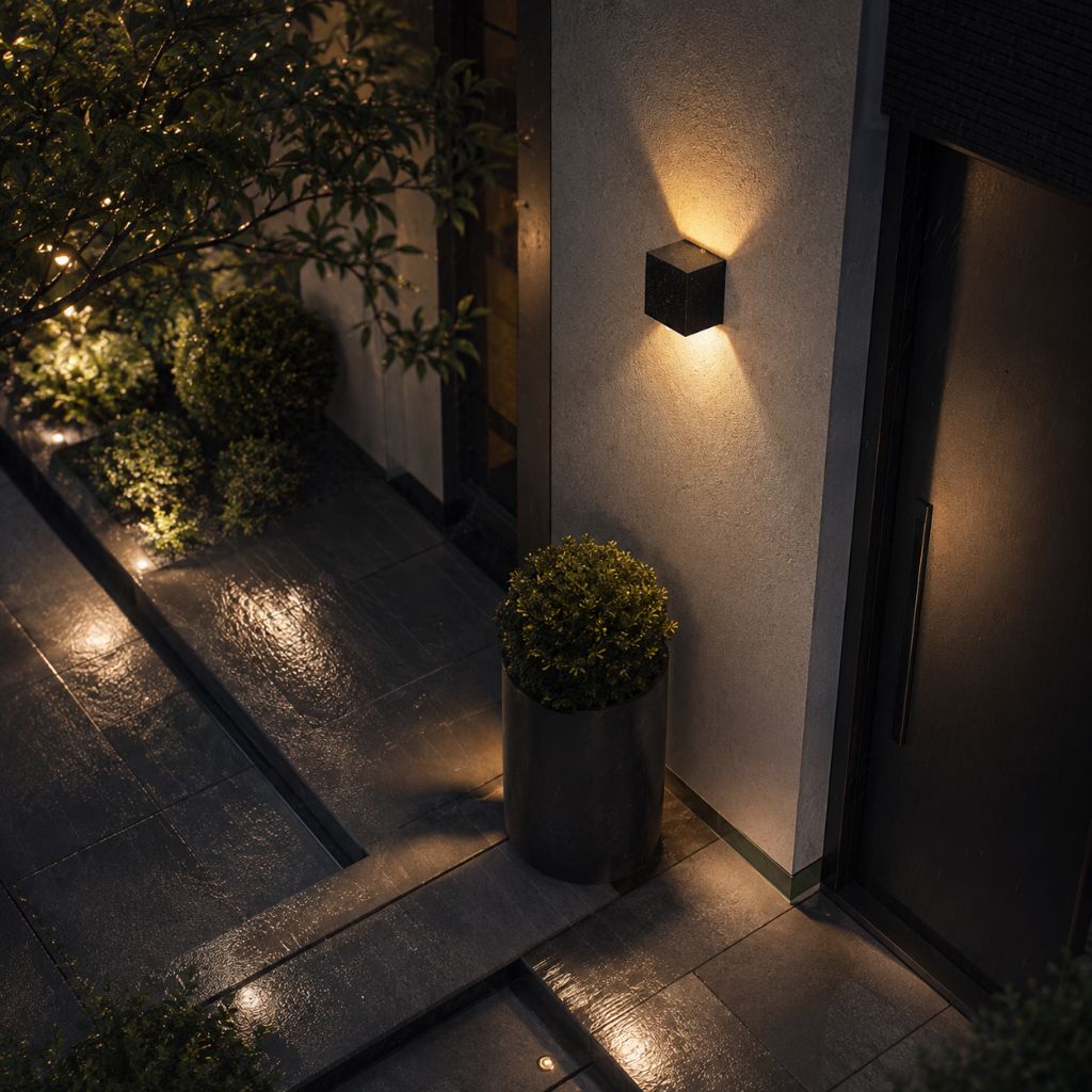 LED Outdoor Wall Light Motion Sensor IP65 Up Down Sconce