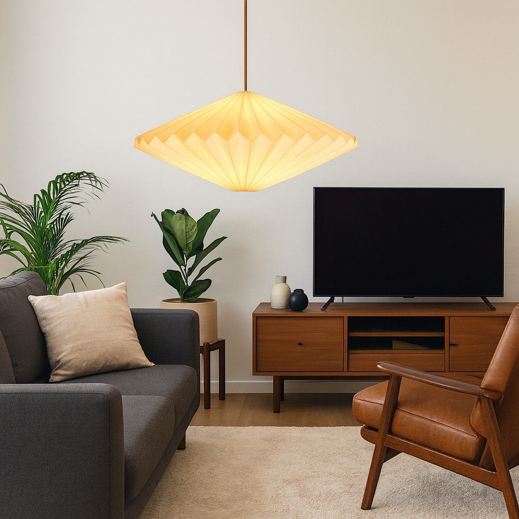 Paper Lamp Shade Pendant Light