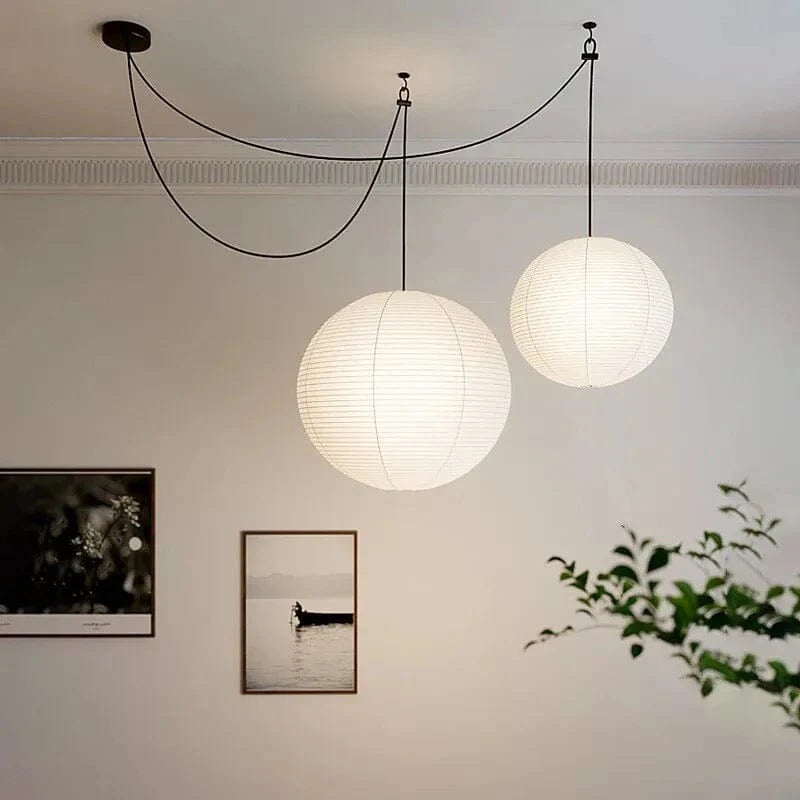 Parisian Paper Lantern Pendant Light