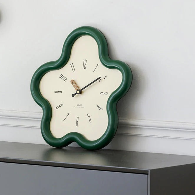 PetalTime - 3D Flower Pendulum Wall Clock with Silent Movement