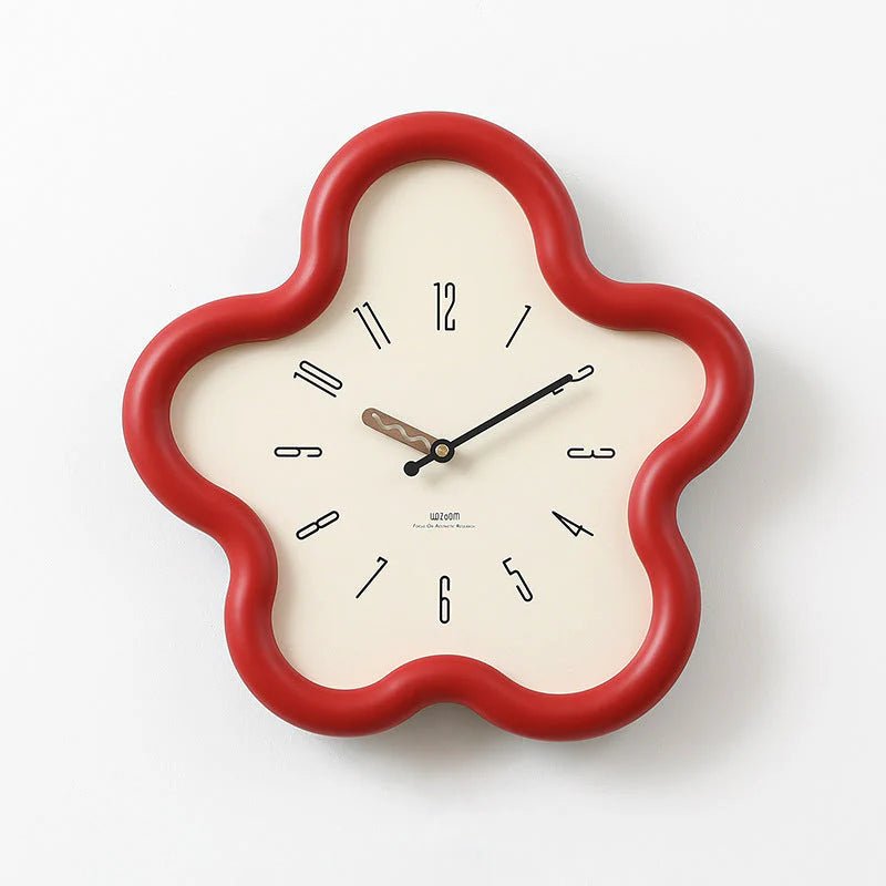 PetalTime - 3D Flower Pendulum Wall Clock with Silent Movement - Lattea Global