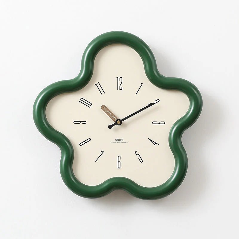 PetalTime - 3D Flower Pendulum Wall Clock with Silent Movement - Lattea Global