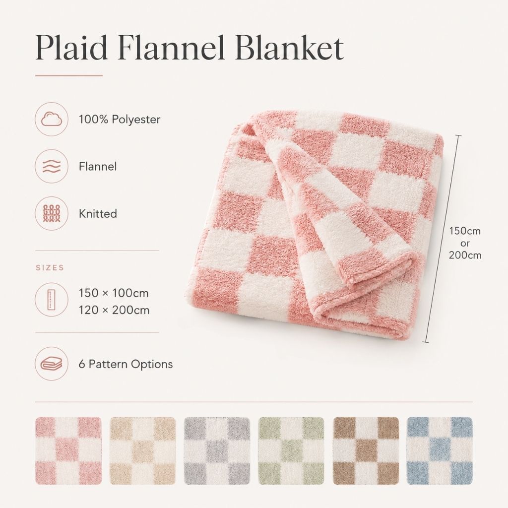 Plaid Flannel Blanket