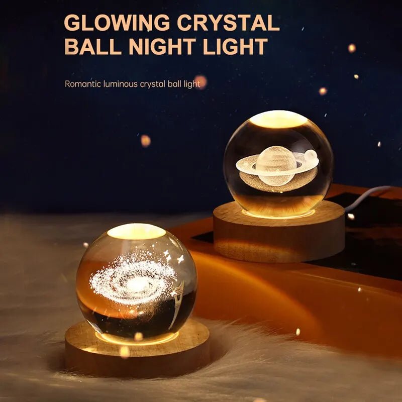 Planetary Lamp – Solar System Table Lamp with Soft Glow - Lattea Global