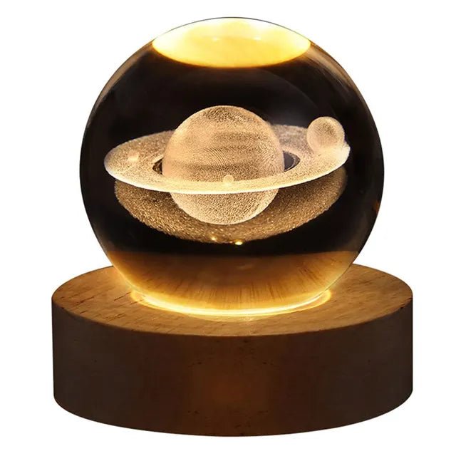 Planetary Lamp – Solar System Table Lamp with Soft Glow - Lattea Global