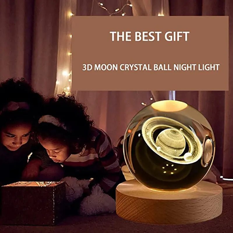 Planetary Lamp – Solar System Table Lamp with Soft Glow - Lattea Global