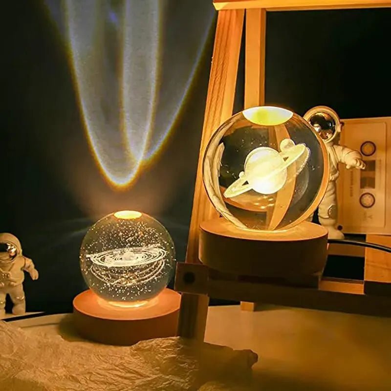 Planetary Lamp – Solar System Table Lamp with Soft Glow - Lattea Global