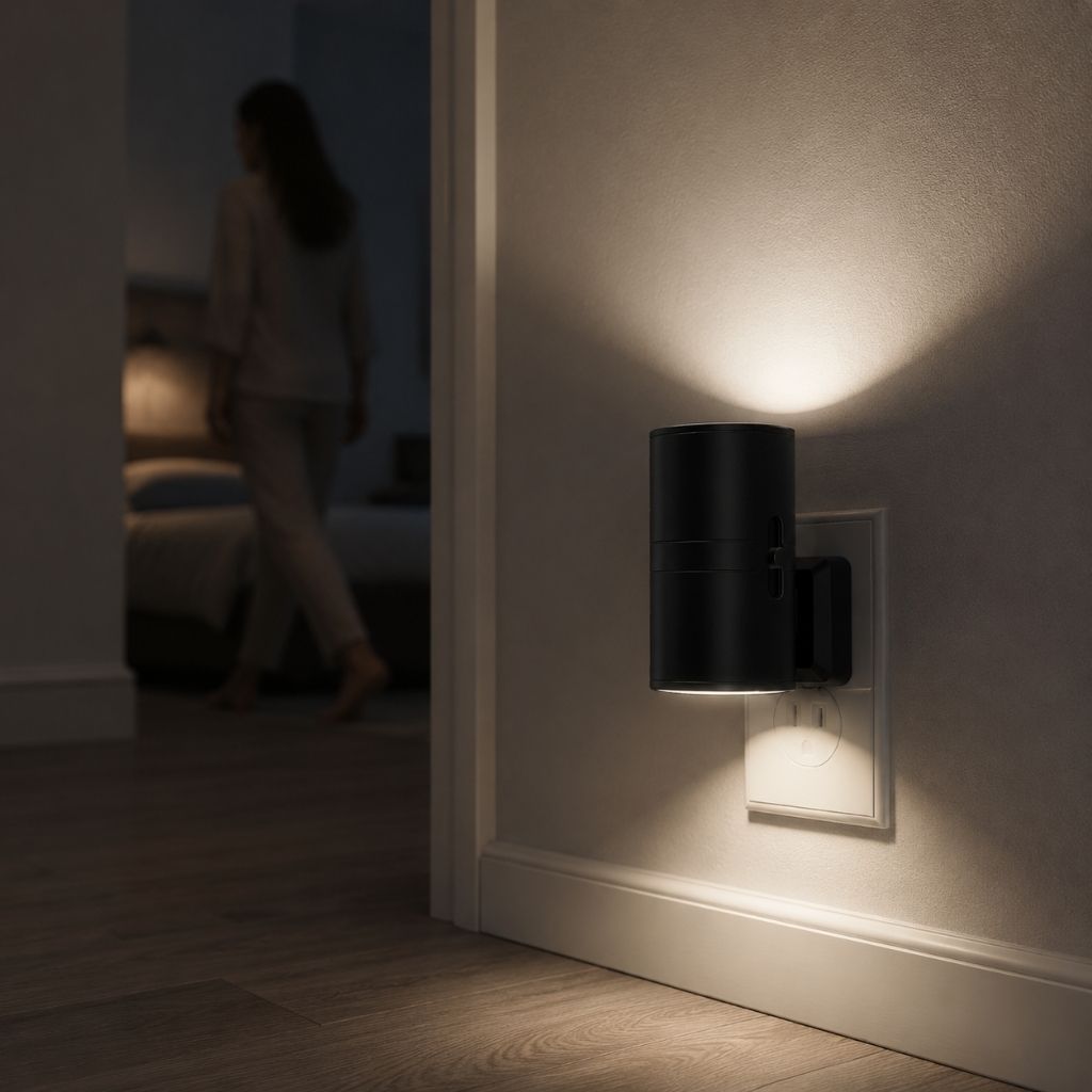 Plug-in LED Night Light with Dusk-to-Dawn Sensor