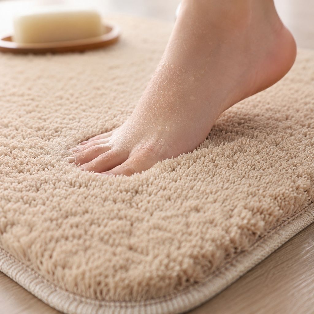 Plush Absorbent Non-Slip Bathroom Mat