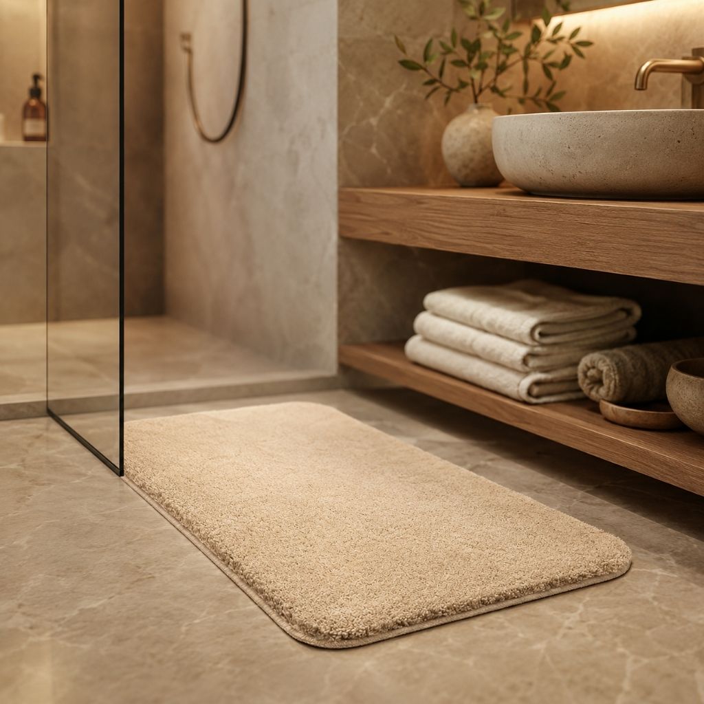Plush Absorbent Non-Slip Bathroom Mat